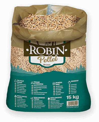 worek pelletu opałowego Robin do kupienia w Kruszwicy lub sklepie internetowym